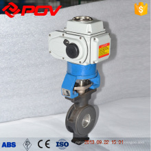 Motorized modulating flow control Double eccentric valve